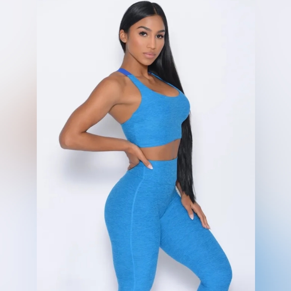 Bombshell Boost Leggings Sky Blue L - Picture 10 of 11